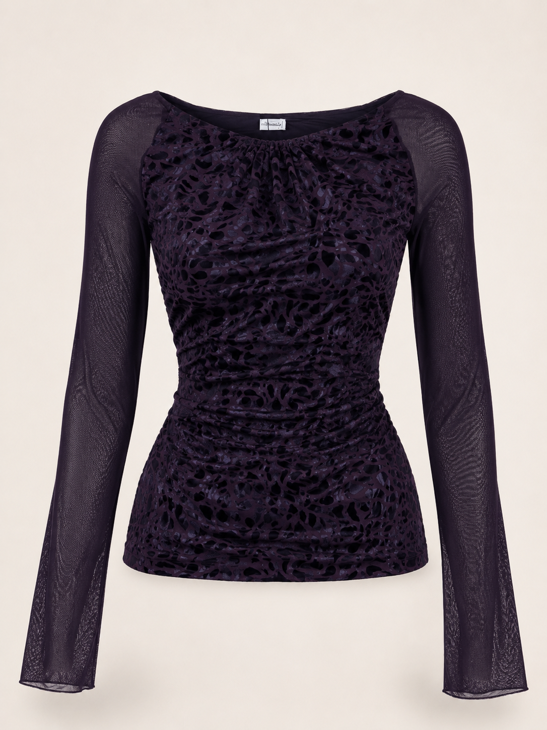 PURPLE SLEEVE TOP