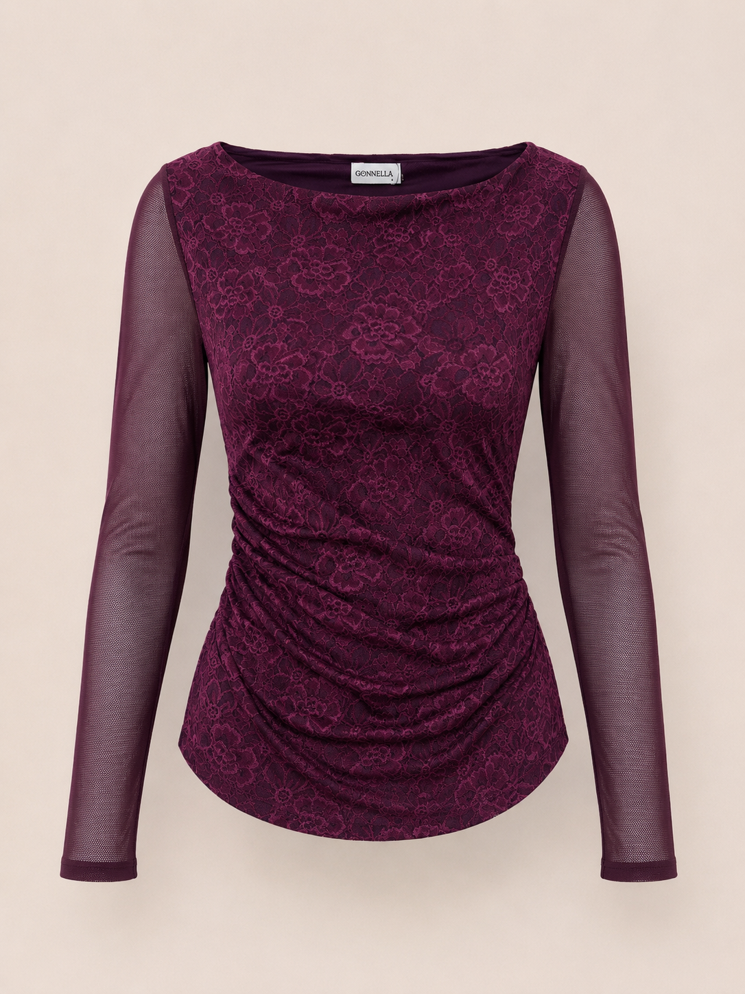 PURPLE SLEEVE TOP