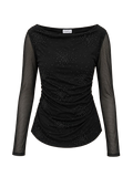 BLACK SLEEVE TOP