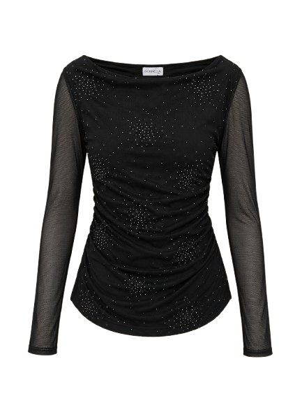 BLACK SLEEVE TOP