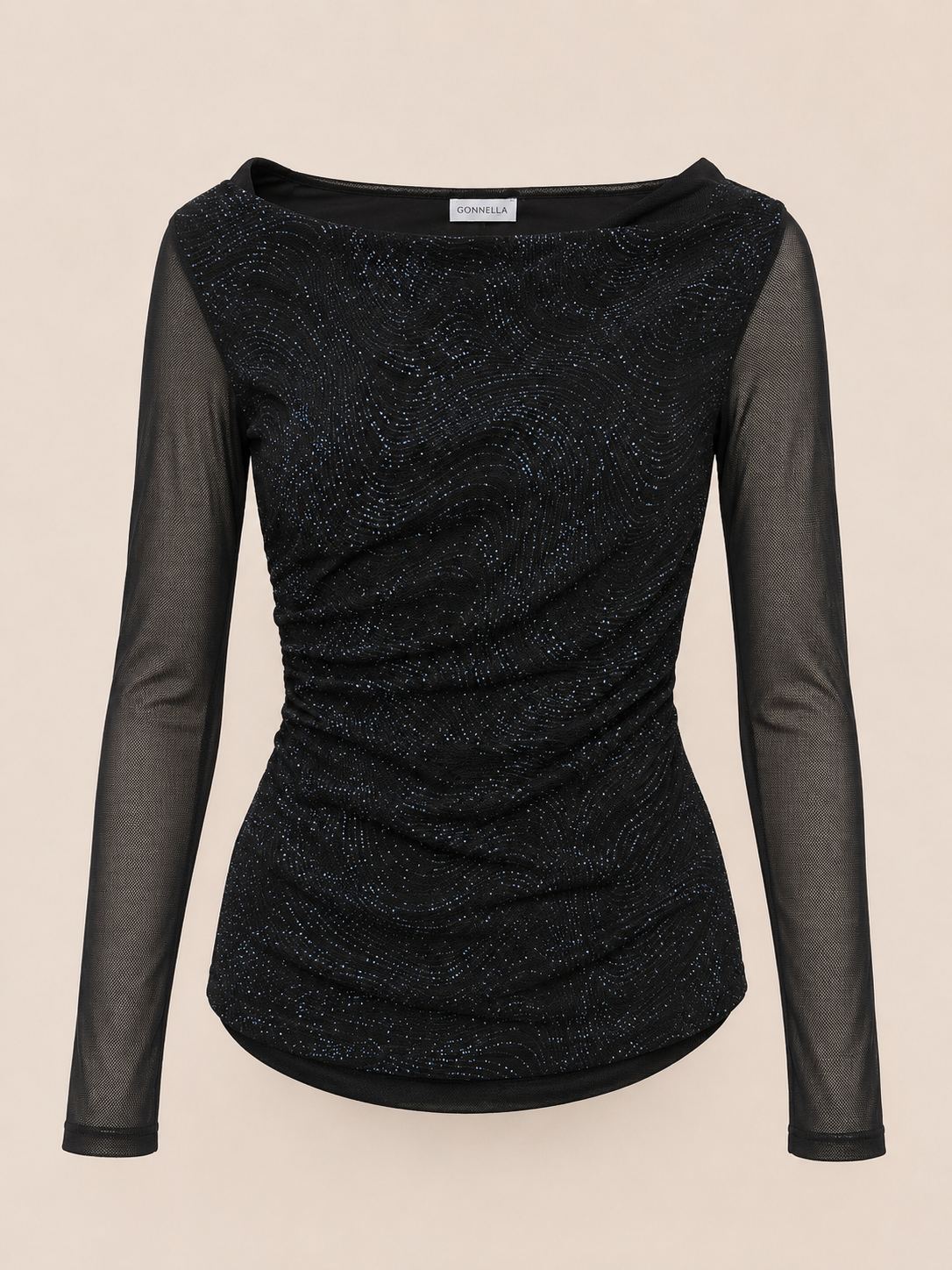 BLACK SLEEVE TOP